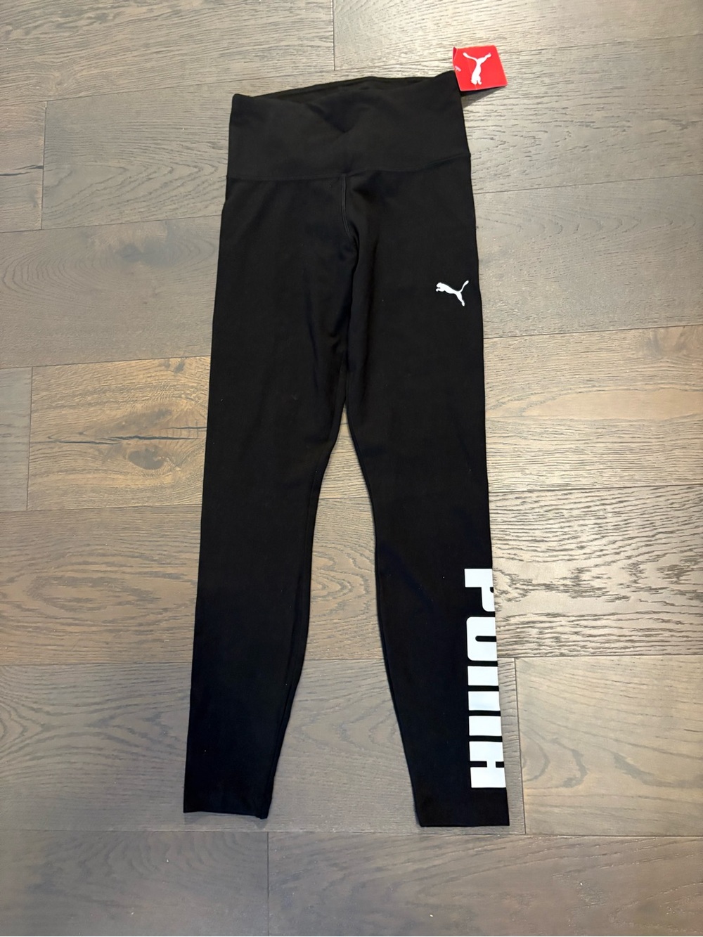 Puma girls black leggings sz XS NWT retail $79